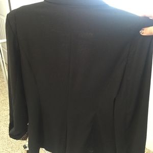 Black and leopard print dress jacket